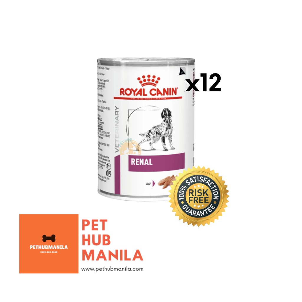 Royal Canin Renal Wet Dog Food 410g (x12 Cans) Shopee Philippines