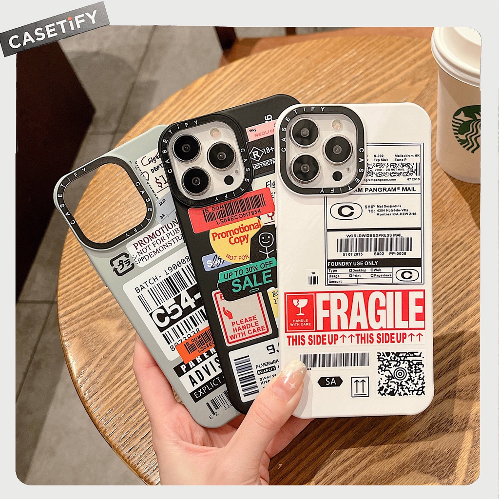 Casetify Unique Label Phone case for iPhone15Pro case Compatible with