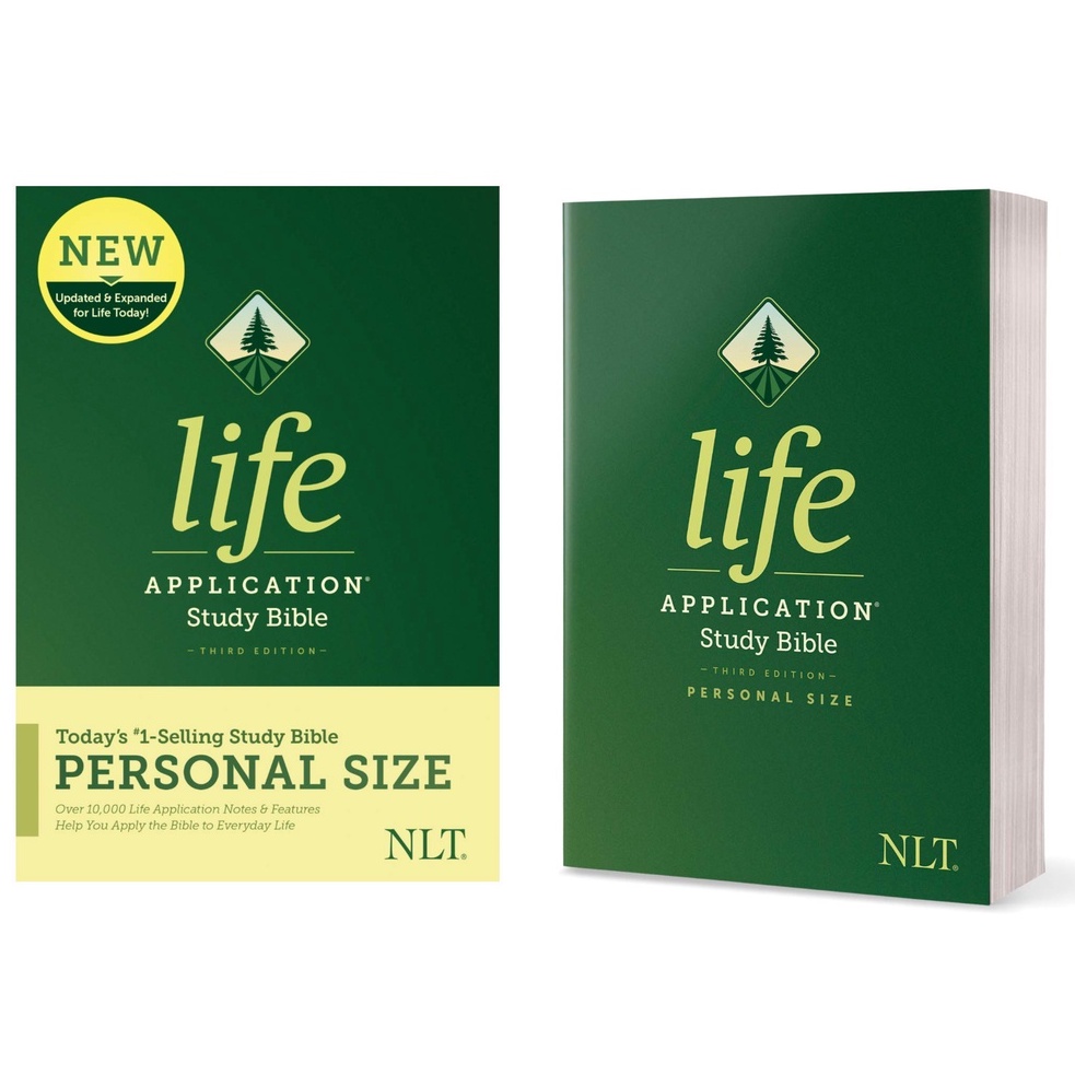 NLT 3rd Edition Life Application Study Bible Personal Size | Shopee ...