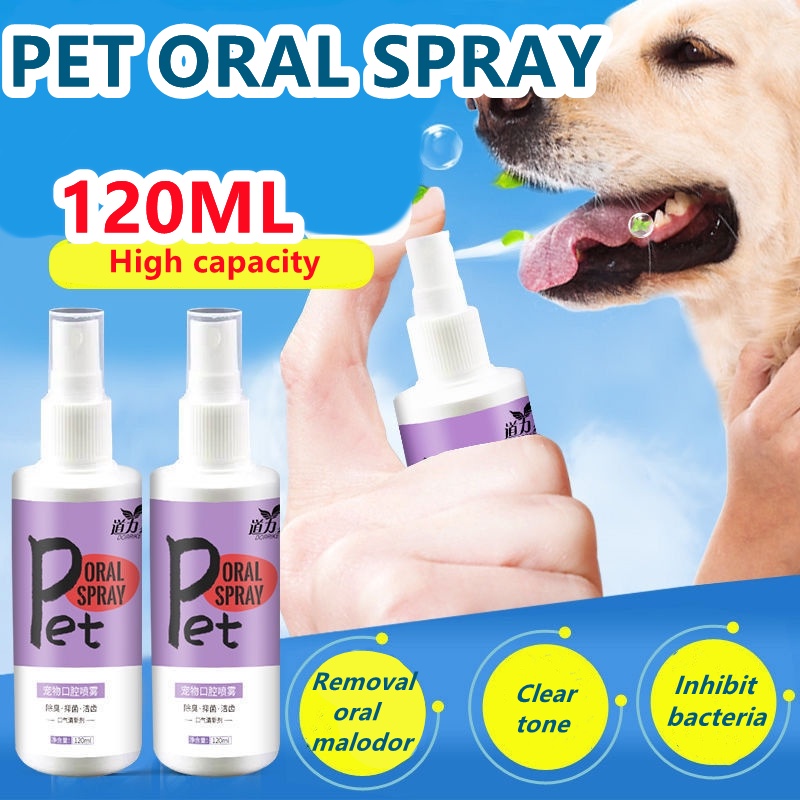 Pet Dental Spray Oral Care Spray 120ML Shopee Philippines