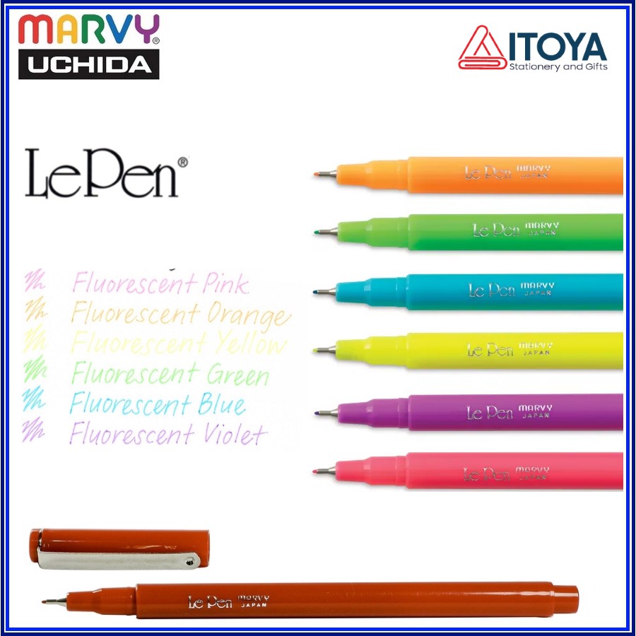 Marvy Lepen 4300, 0.3mm (6 colors Neon) | Shopee Philippines