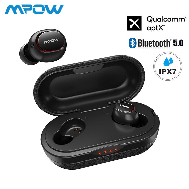 Local Stock Mpow M5 Earphones IPX7 Waterproof Wireless Bluetooth 5.0 Sports Earbuds 36H Playtime