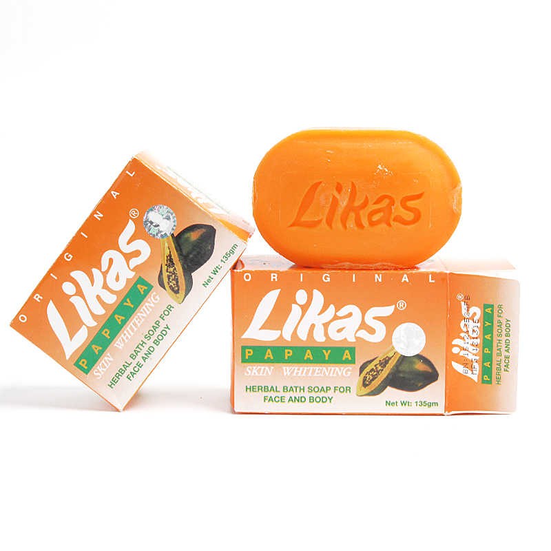 LIKAS PAPAYA SKIN WHITENING HERBAL BATH SOAP 135g