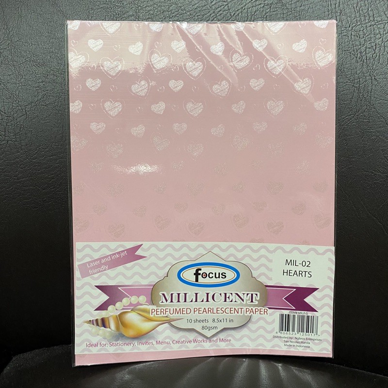 10 Sheets Scented Paper Focus Millicent Perfumed Pearlescent Paper 8