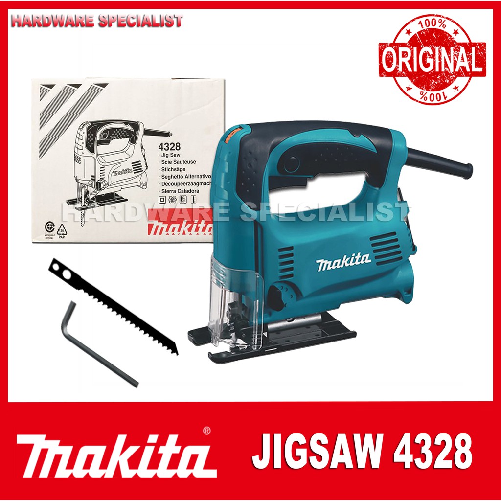 Makita Variable Speed Jigsaw 4328 Original W/ 1 Free Blade | Shopee ...