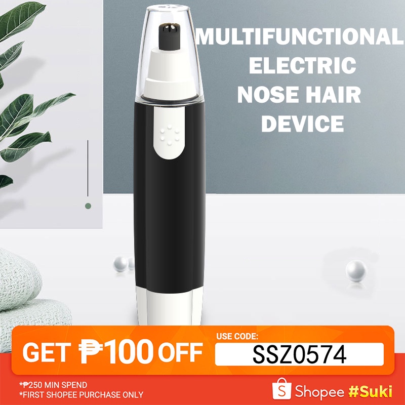 Hair Trimmer Electric Nose Hair Trimmer Men's Nose Hair Trimmer Black