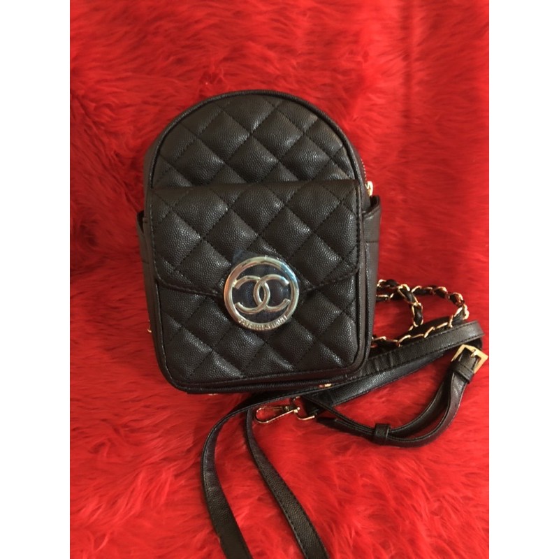 Chanel vip gift two way backpack