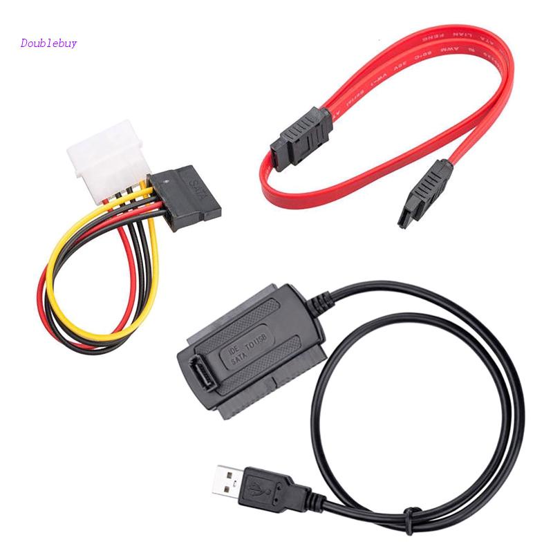 Doublebuy Upgraded Hard Disk IDE Sata to USB2.0 Adapter Converter Cable ...