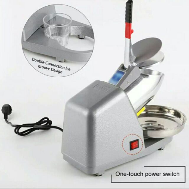 ICE SMASHING MACHINE STAINLESS STEEL ELECTRIC ICE CRUSHER SHREDDER ...