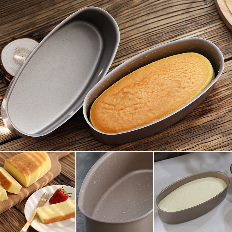 Cheesecake Mold Oval Cheesecake Non-Stick Mold Home Baking Tool ...