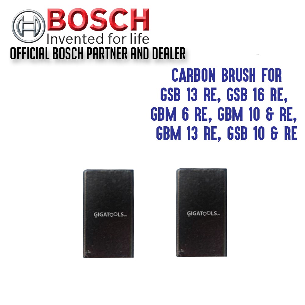 Bosch Carbon Brush For Gsb 13 Regsb 16 Regbm 6 Regbm 10 And Regbm 13regsb 10andre 2610391290 9401