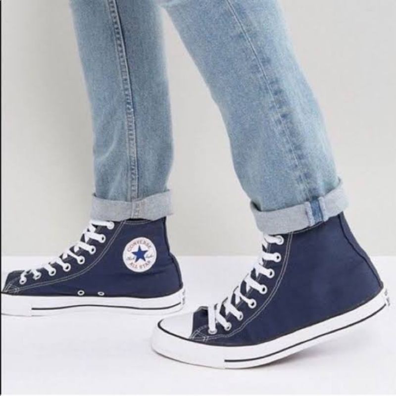 Women's blue store converse shoes