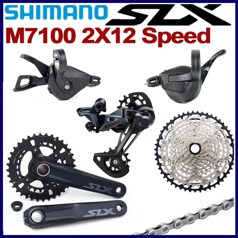 Shimano slx 2x12 best sale groupset