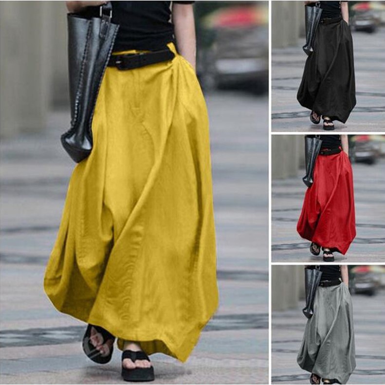 High waisted maxi skirt 5xl hotsell