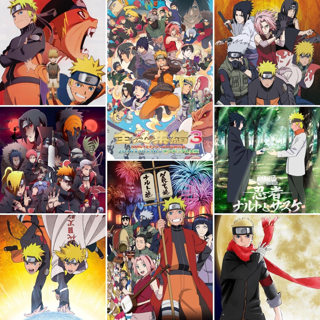 Naruto Shippuden Anime Main Characters Anime Poster