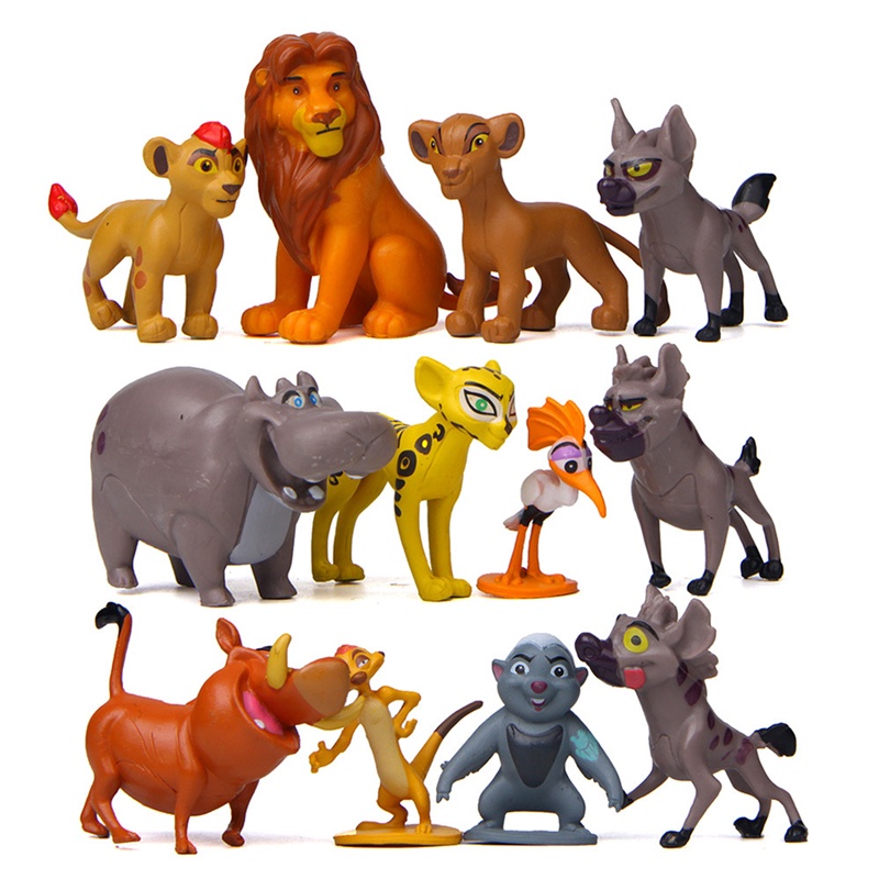 12 Pcs Set Disney Movie The Lion King Simba Nala Pumbaa Timon Mufasa 