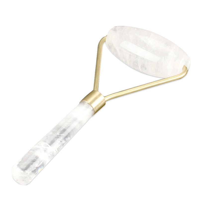 Clear Quartz Massage Roller Slimming Face Massager Cristal Quartz
