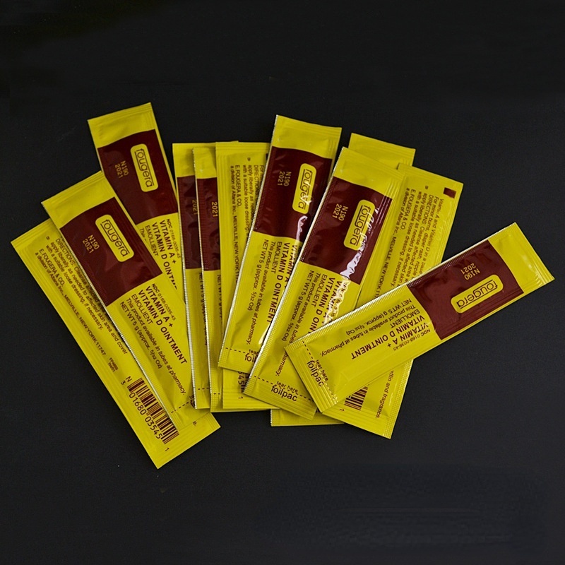 ☢♞chm6NWCB 50Pcs Tattoo Aftercare Cream Emollient Fougera Vitamin A D Ointment Heal Anti Scar