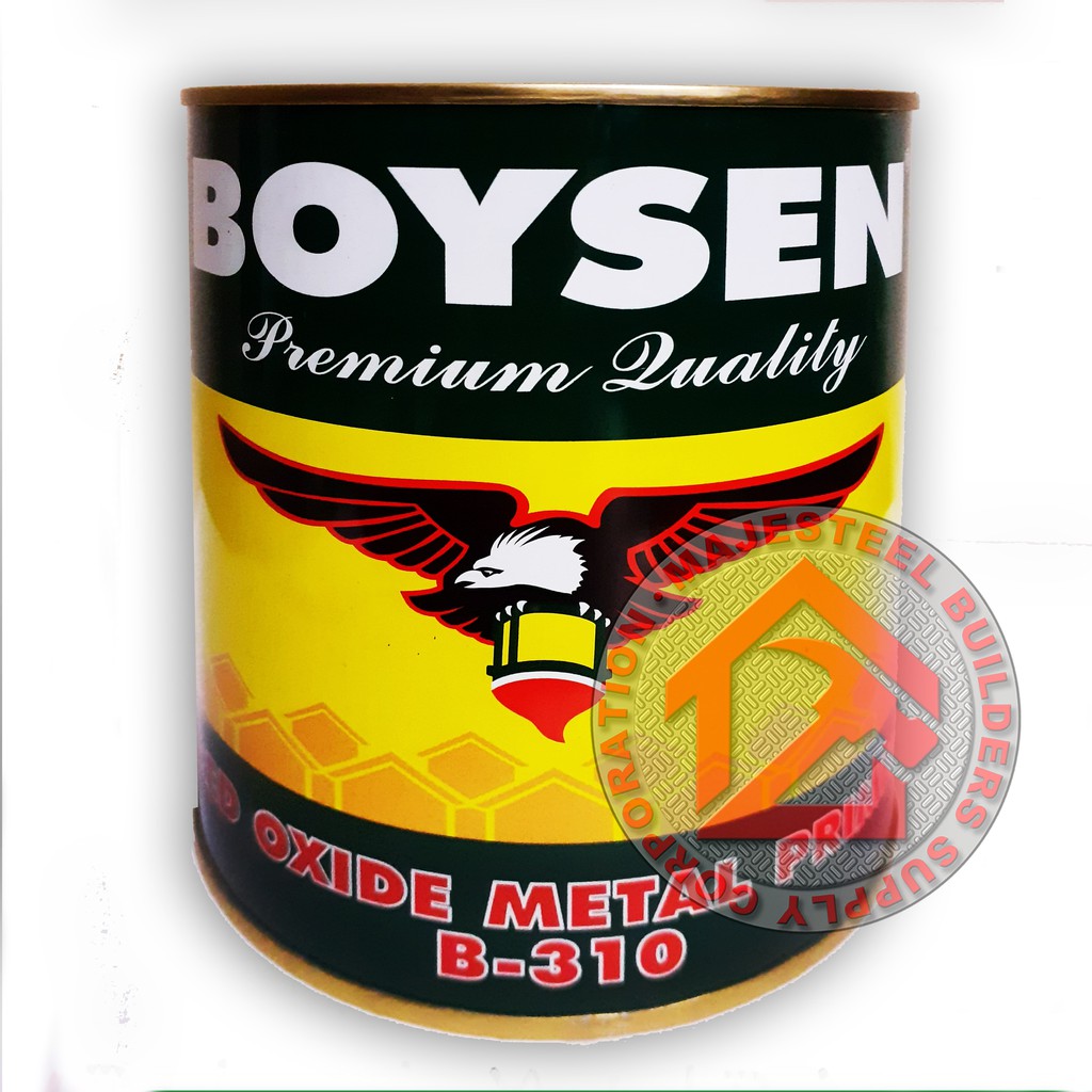 BOYSEN® Red Oxide Primer B310 (1LITER) Primer for Interior & Exterior