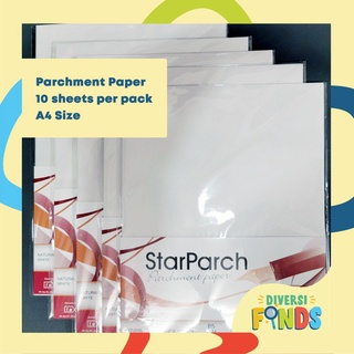 parchment paper for printing  A4 (210 x 297mm) Parchment Paper Natural  90gsm, Pack of 50 Sheets. - Just £44.975