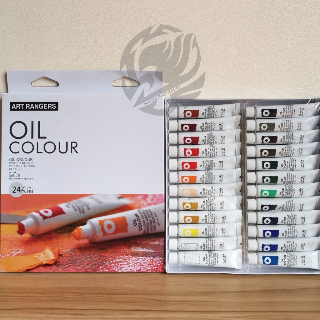[24x12ml] Art RangerAcrylic Gouache Oil Watercolour Paint Set