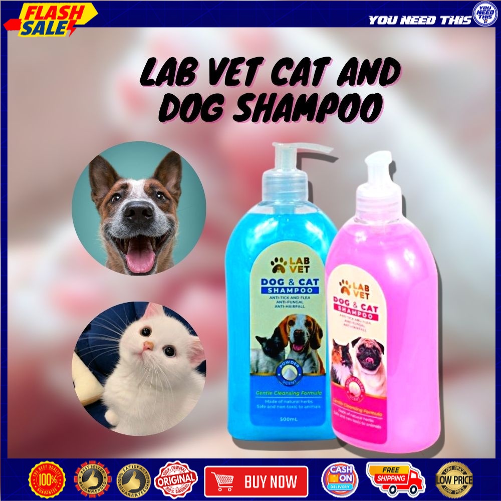 Original Lab Vet Dog and Cat Shampoo Dog Shampoo, Anti Garapata Anti