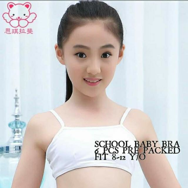 Super Sale!!! Kids/Teens White Baby Bra 6pcs for 200pesos