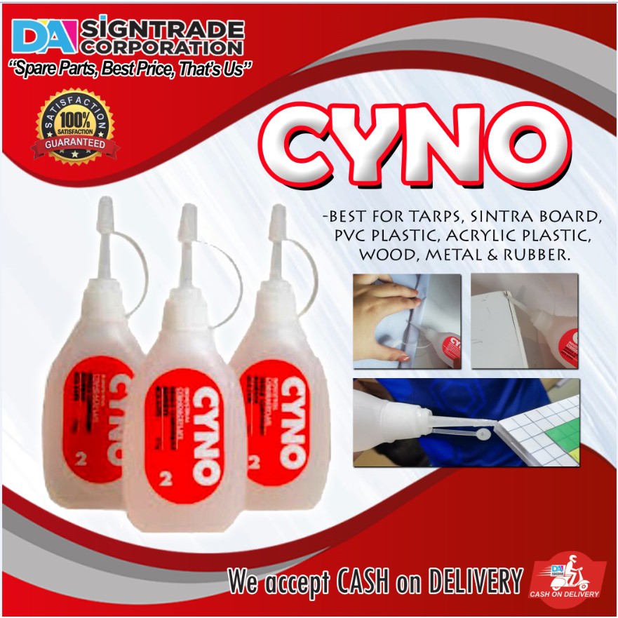 CYNO Adhesive Cyanoacrylate Industrial Super Glue 50 grams Shopee