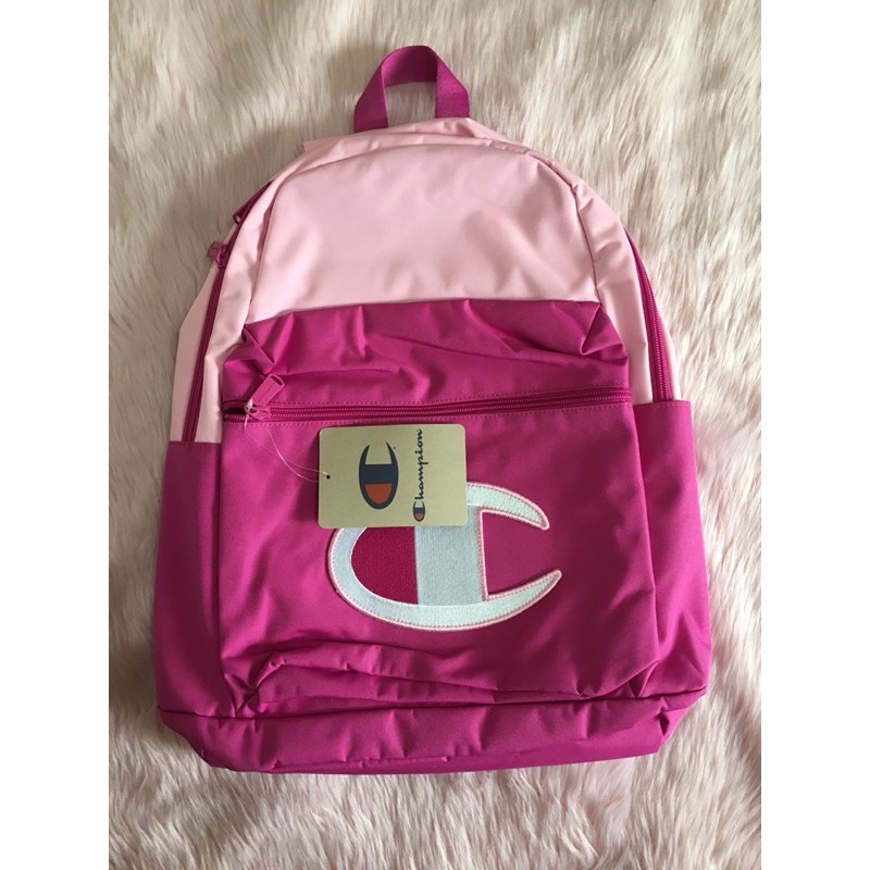 CHAMPION PINK COMBO BACKPACK ORIGINAL from US Shopee