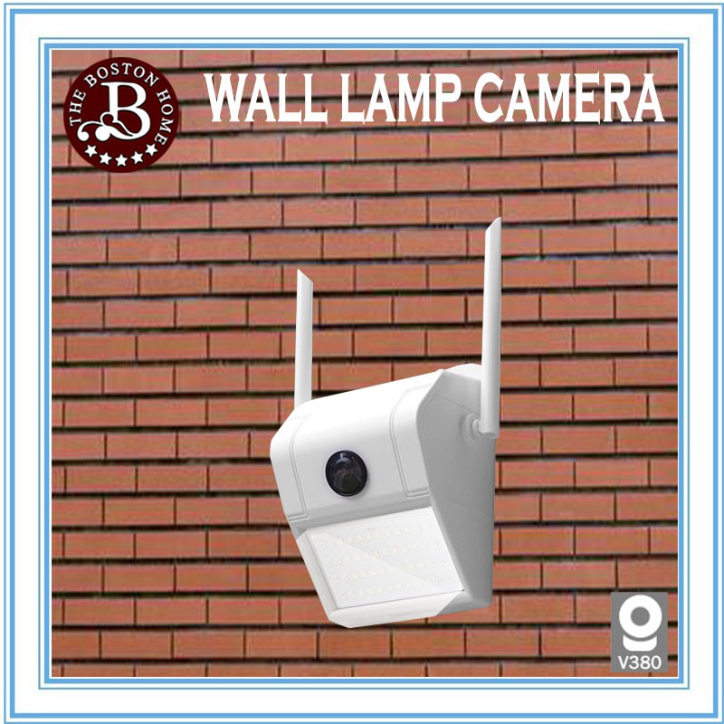 (V380 APP) CCTV D6 smart wall lamp IP camera 1080P waterproof night ...