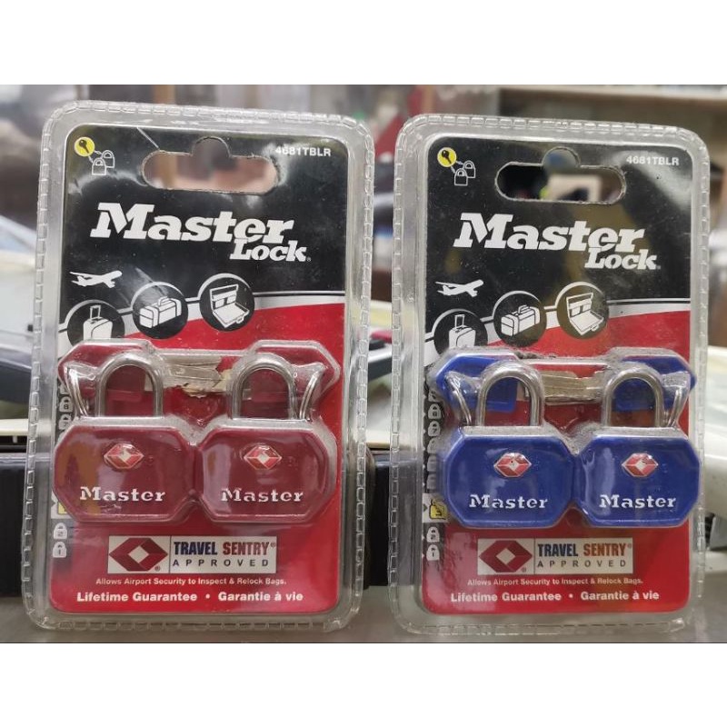 Master Lock - 1-Pack - Steel - Luggage Padlock - TSA-Accepted