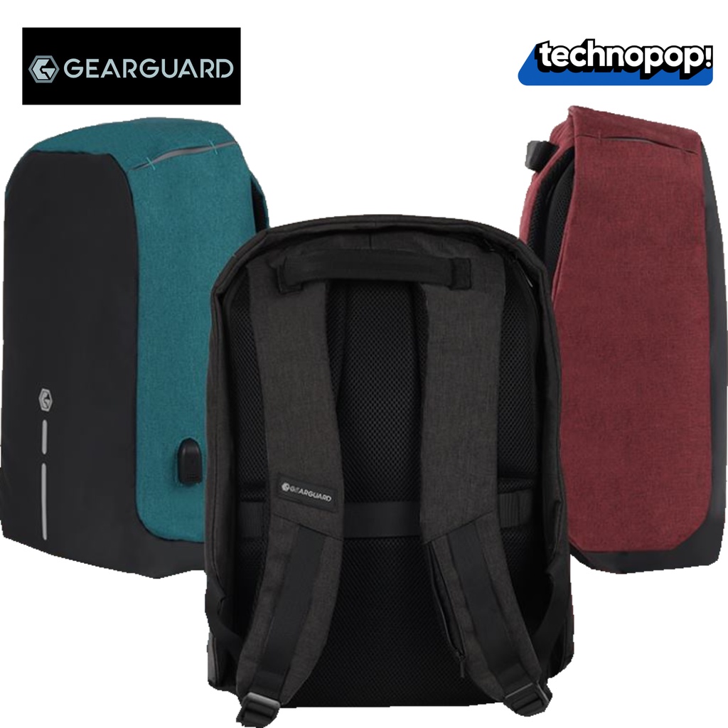 GEARGUARD Anti-Theft Backpack Security Bag - Technopop PH | Shopee ...