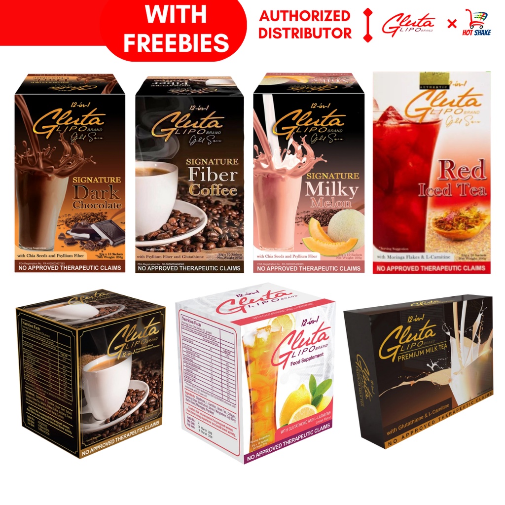 LEGIT GLUTA LIPO Classic Coffee Juice Choco Fiber Red Iced Tea