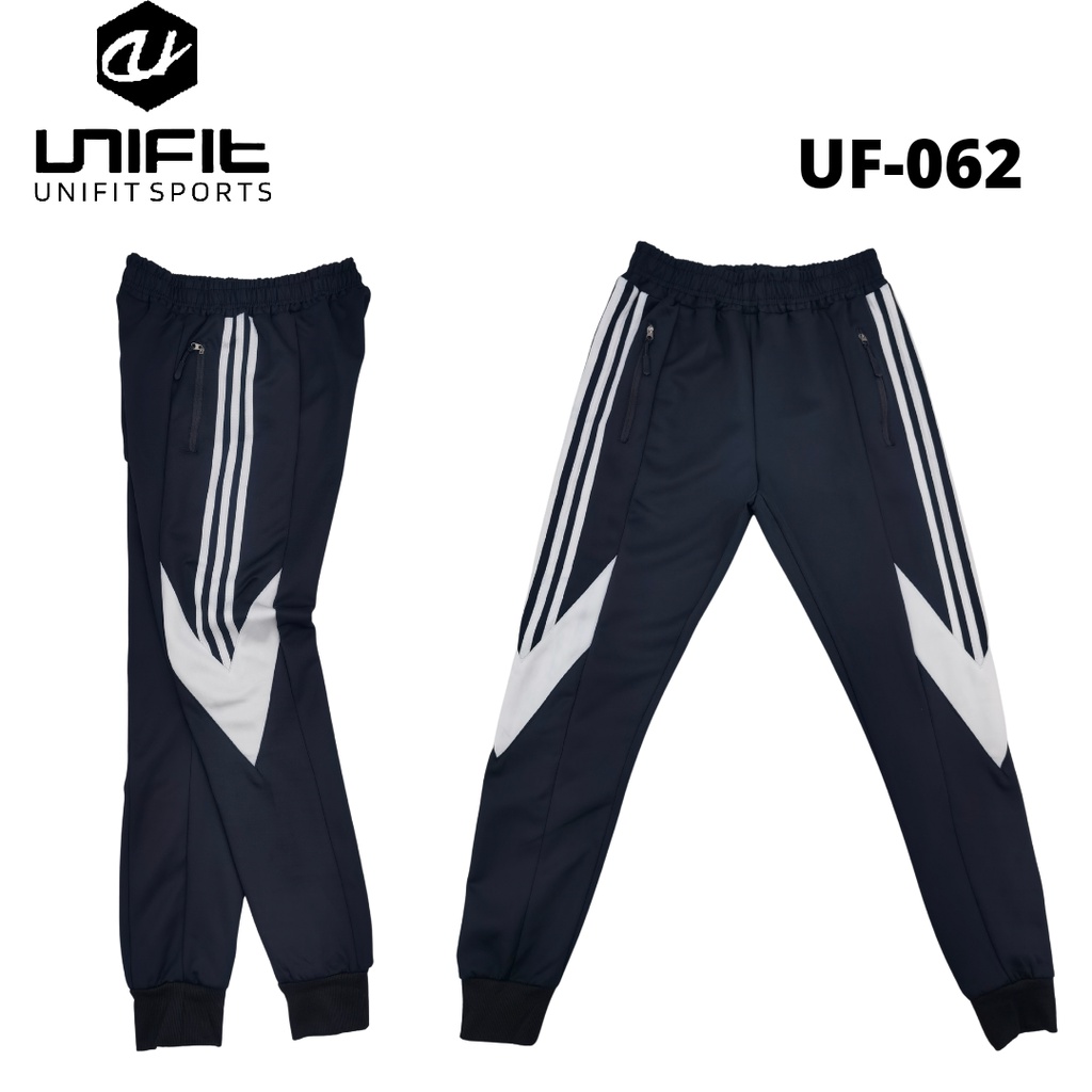 UNIFIT Men's Joggers Pants Training Sports Jogging Track Silk Spandex