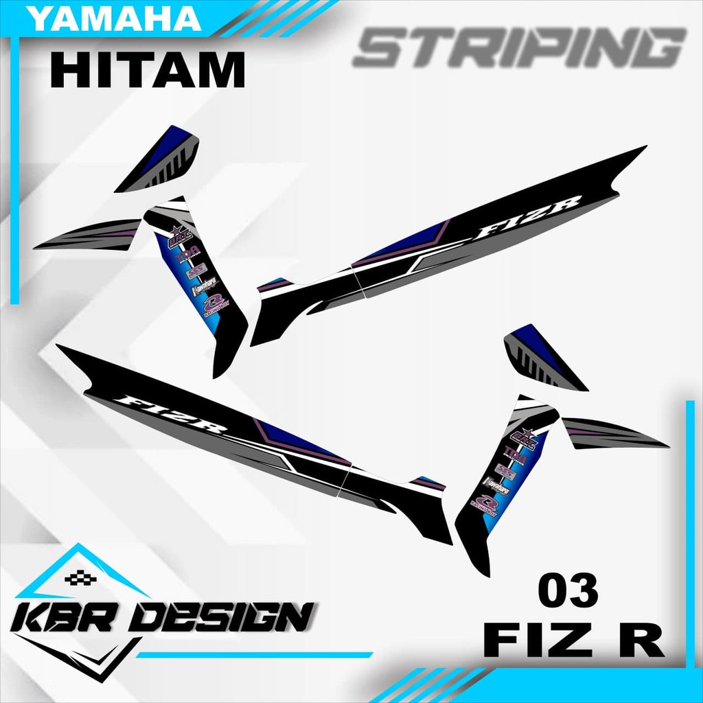 Fiz r motorbike sticker striping fiz r motorbike yamaha motorbike ...
