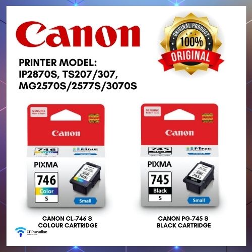 Canon PG745s/ CL746s Ink Cartridges Shopee Philippines