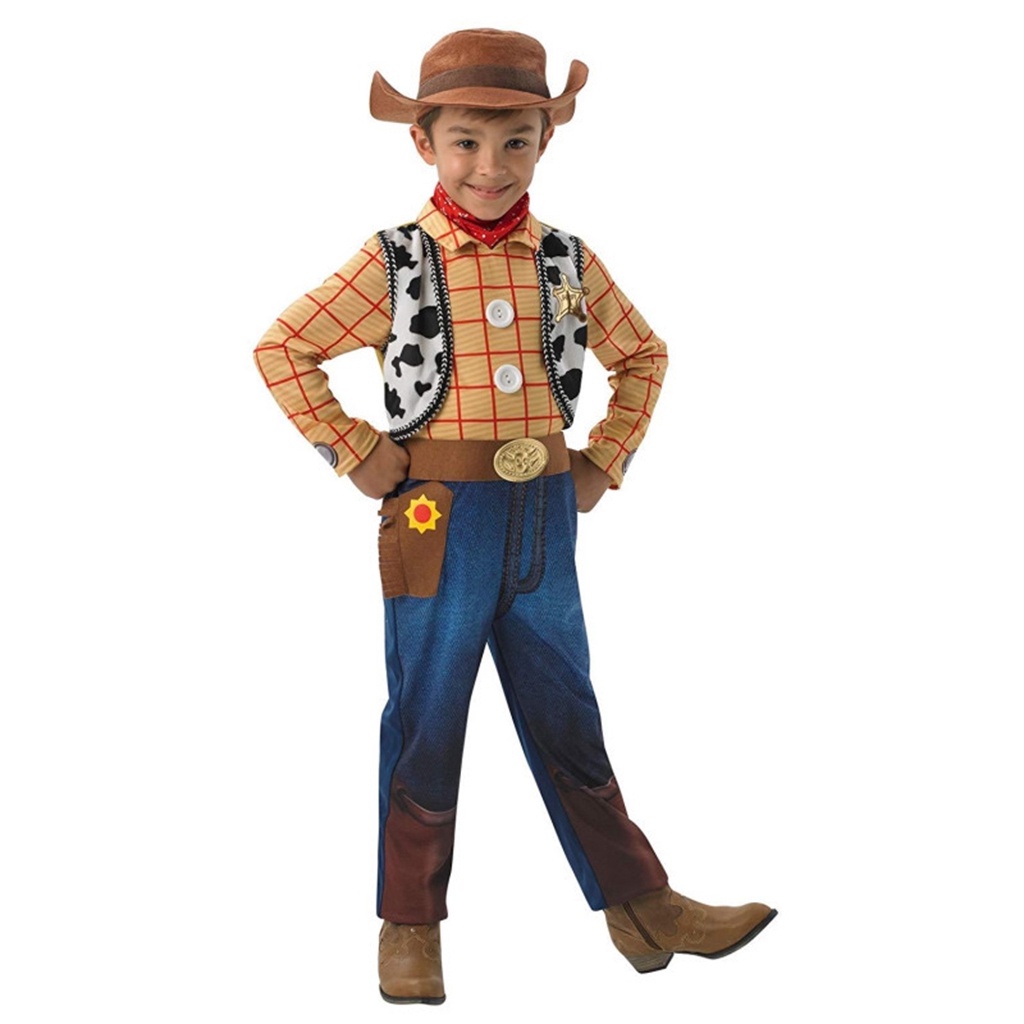 Boys Toys Story Woody Cowboy Jumpsuit Children Movie Anime Characters ...