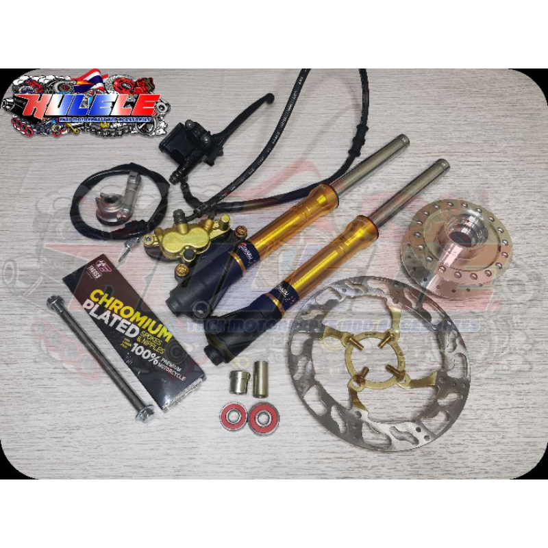 Disc Brake Conversion kit Front Complete set for smash/wave (wave set ...