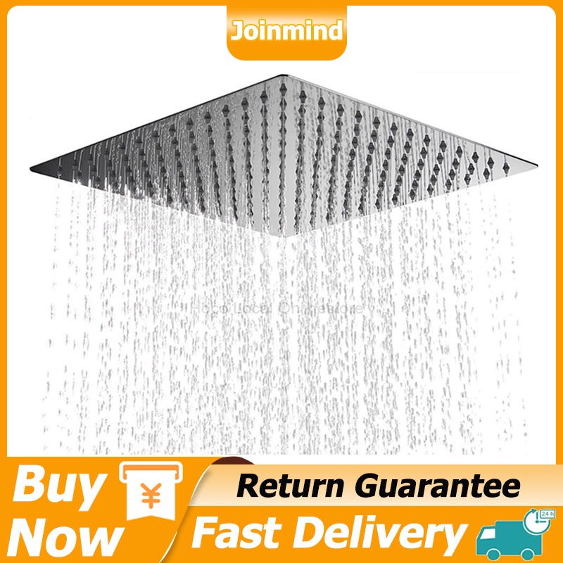 8/10 inch Rainfall Shower Head Stainless Steel Square Rain Shower Head ...