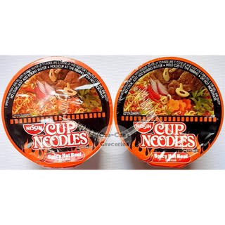 Nissin Cup Noodles Spicy Seafood Flavor, Cup Of Noodles Spicy