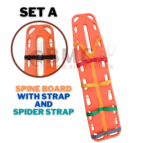Spine Board with Straps/Belt for Rescue Set) Spinal Board