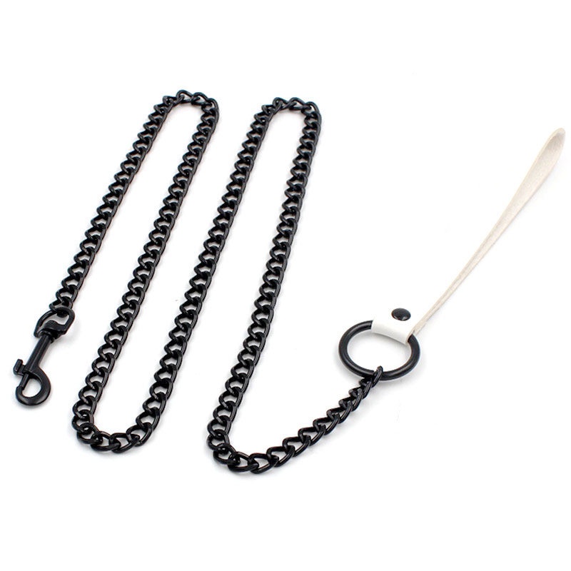 Fashion Women Man Dark Black Punk Gothic Necklaces Pendant Chain Sexy ...