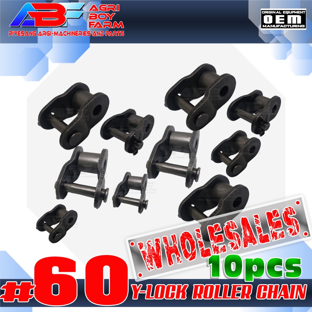 Y-LOCK #60 Roller Chain For Transmission Offset Link 10pcs | Shopee ...
