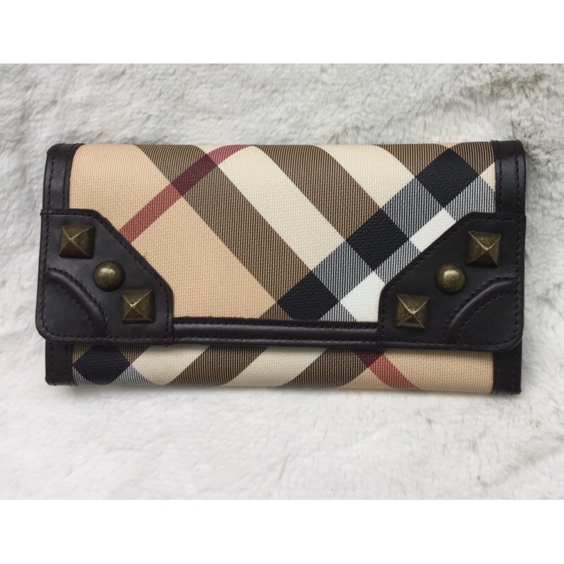 Burberry Novacheck Studded Large Wallet BB-1104P-0001