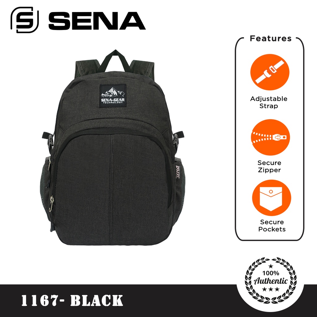 SENA 1167 Backpack Plain Shopee Philippines