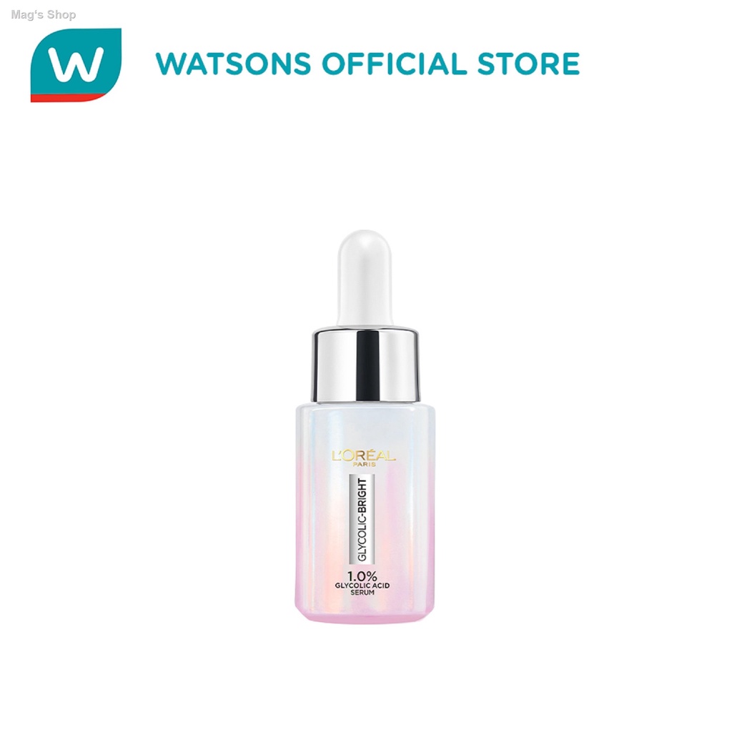 ⊙LOREAL Glycolic Bright Instant Glowing Face Serum 15ml | Shopee ...