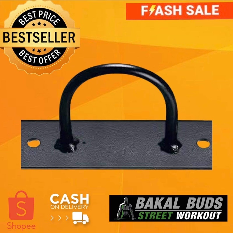 Solid Steel Rings ceiling mount 700LBS bakal buds street workout