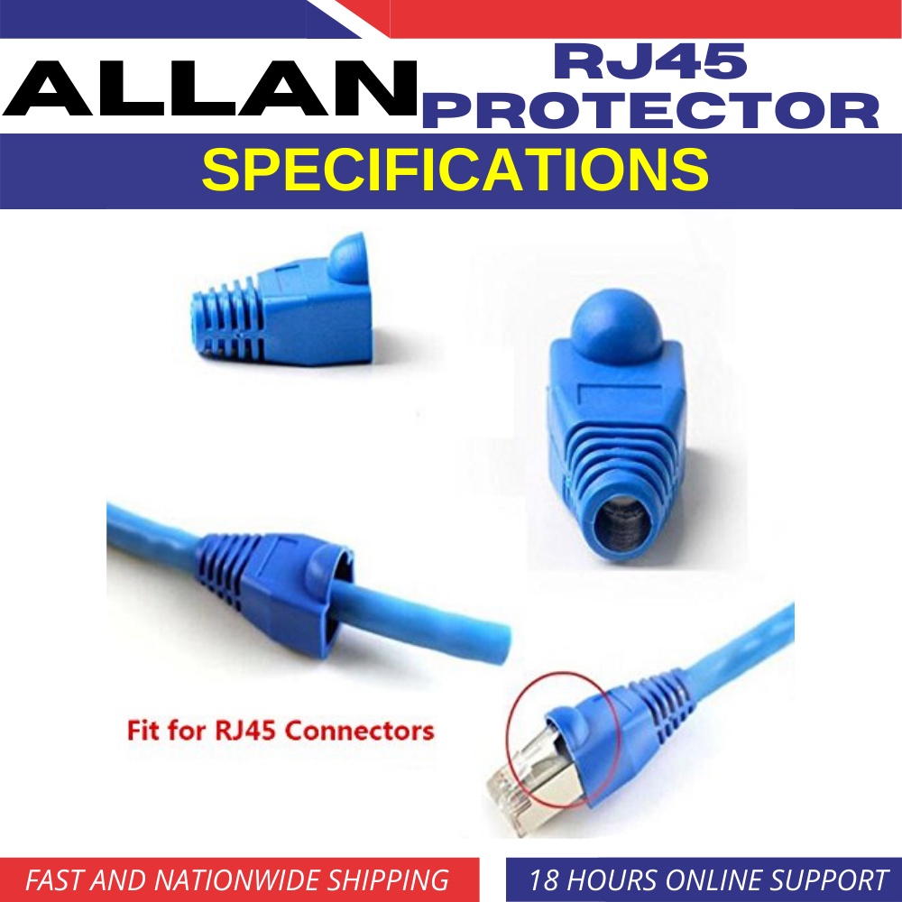 Allan Superstore 5pcs 10pcs Rj45 Protector Rubber Boots For Ethernet ...