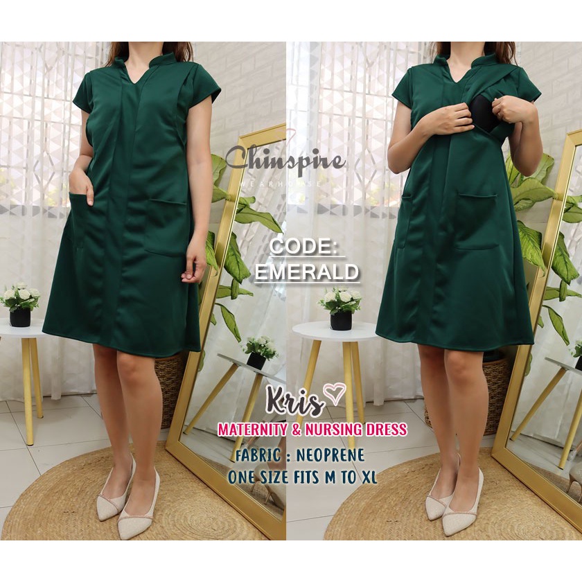 Nursing dress shopee sale