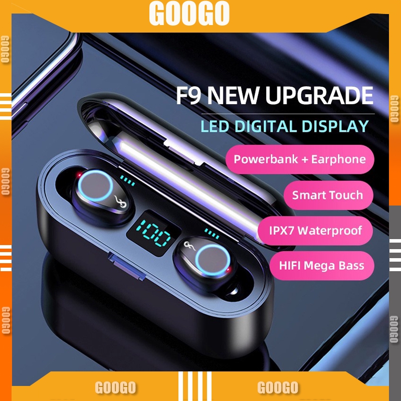 Latest】 AMOI F9 UPGRADE Bluetooth Earphone Earphones